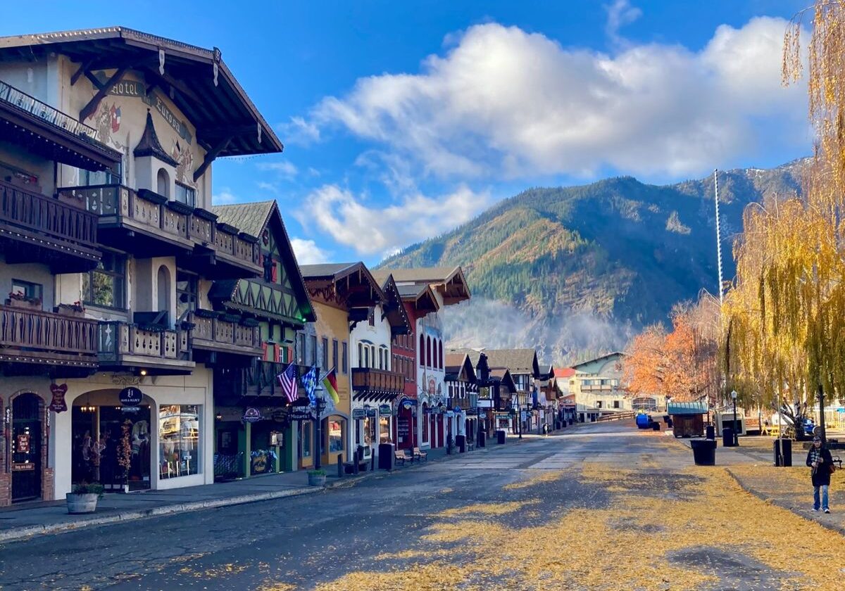 Slow steps through a storybook street